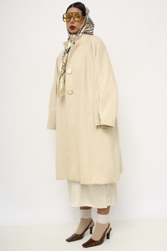 Casaco creme Lã vintage chic - Capichó Brechó