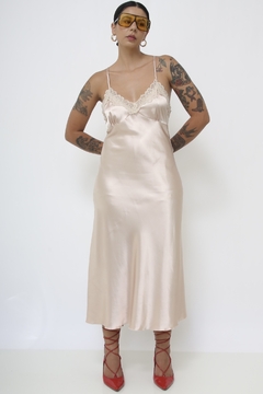 Sleep Dress pessego acetinado - comprar online