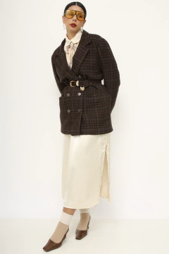 Imagem do Blazer xadrez forrado vintage