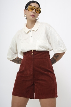 Imagem do Polo tricot creme vintage