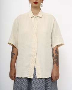 Camisa GREGORY 100% linho bege - loja online