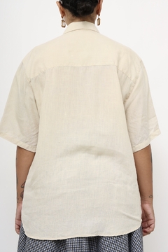 Imagem do Camisa GREGORY 100% linho bege