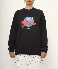 Moletom PLANET HOLLYWOOD preto gola alta - comprar online
