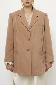 Blazer bege classico vintage - comprar online