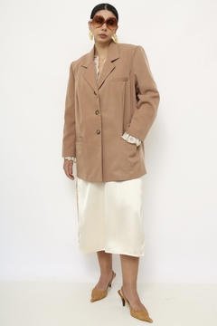 Blazer bege classico vintage