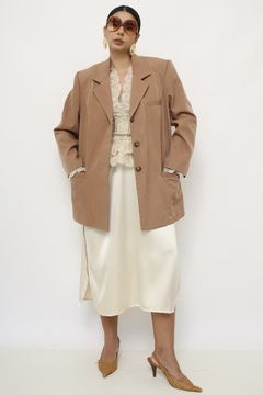 Blazer bege classico vintage - loja online