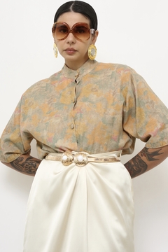 Imagem do Camisa linho pintura vintage color