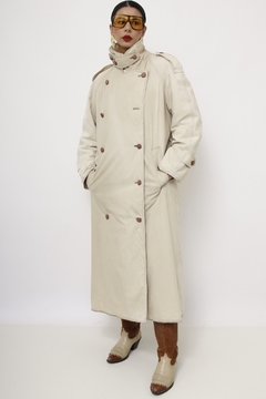 Trench Coat forrado bege classico - loja online