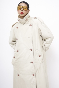 Imagem do Trench Coat forrado bege classico