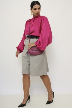 Bolsa couro roxa vintage - loja online