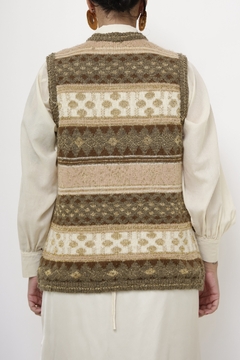 Colete verde brilho vintage - comprar online
