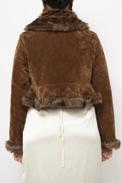 Casaco cropped Penny vintage - loja online
