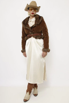 Casaco cropped Penny vintage - comprar online