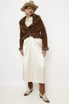 Casaco cropped Penny vintage - comprar online