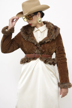 Casaco cropped Penny vintage