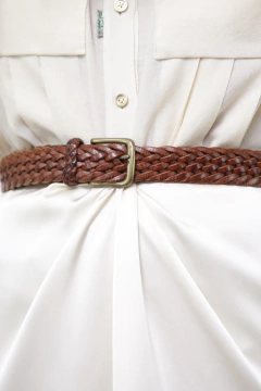 Cinto couro trisse marrom cavalo - comprar online