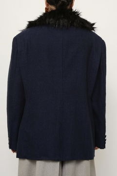 Blazer VALENTINO marinho gola removivel - comprar online