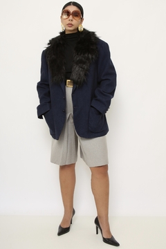 Blazer VALENTINO marinho gola removivel - comprar online
