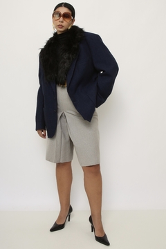 Blazer VALENTINO marinho gola removivel - comprar online