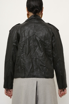 Jaqueta couro preta classica - comprar online