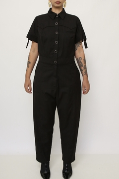 Macacão preto classico - loja online
