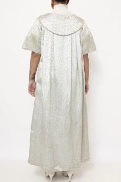 Vestido Penelope verde brilho vintage na internet