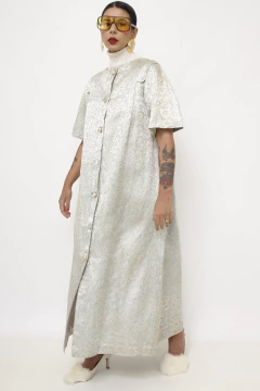 Imagem do Vestido Penelope verde brilho vintage