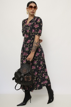 Mochila 100% couro aguia vintage - comprar online