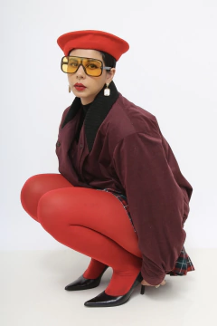 Jaqueta roxa forro matelasse vintage na internet