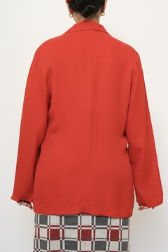 Blazer vermelho levinho vintage - loja online