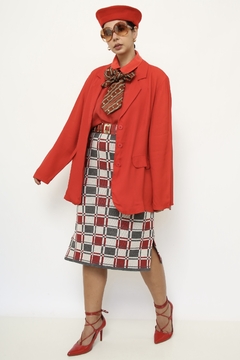 Imagem do Blazer vermelho levinho vintage