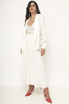 Camisa linho manga longa - comprar online