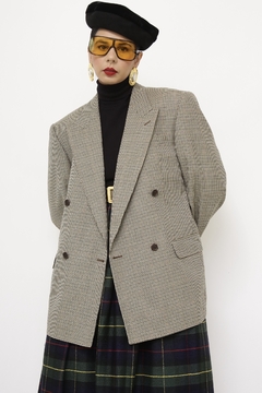 Blazer xadrez forrado TOWNGENT - Capichó Brechó