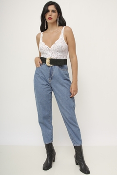 Calça jeans classica azul - loja online