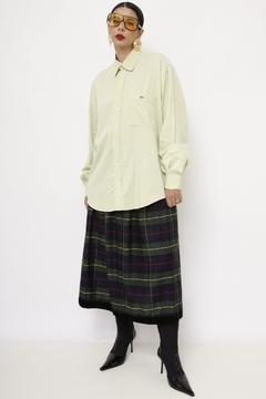 Camisa Lacoste verde vintage