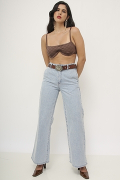 Imagem do Calça jeans Wild Leg jeans clara
