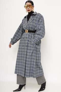 Casaco xadrez vintage forrado - loja online