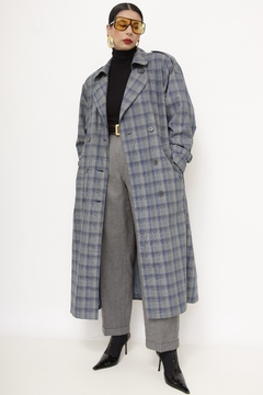 Casaco xadrez vintage forrado - loja online