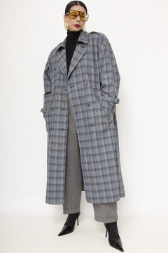 Casaco xadrez vintage forrado - loja online