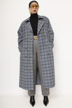 Casaco xadrez vintage forrado - loja online