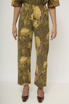 Imagem do Conjunto estapado onça CALÇA + BLUSA