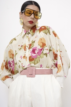 Camisa flores pala vintage - comprar online