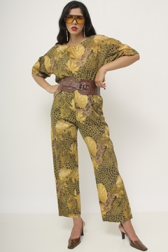 Imagem do Conjunto estapado onça CALÇA + BLUSA