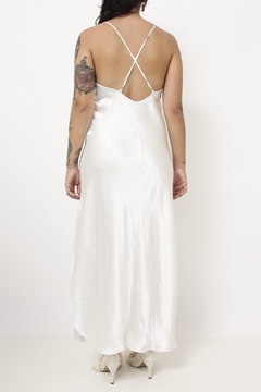 Sleep Dress off white renda vintage
