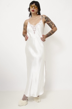 Sleep Dress off white renda vintage na internet