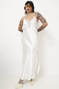 Sleep Dress off white renda vintage - loja online