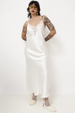 Sleep Dress off white renda vintage
