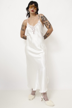 Imagem do Sleep Dress off white renda vintage
