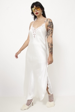 Imagem do Sleep Dress off white renda vintage