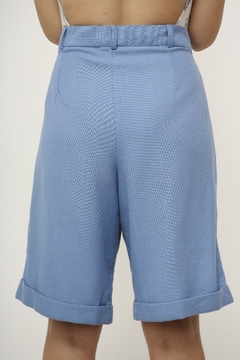Bermuda azul midi vintage na internet